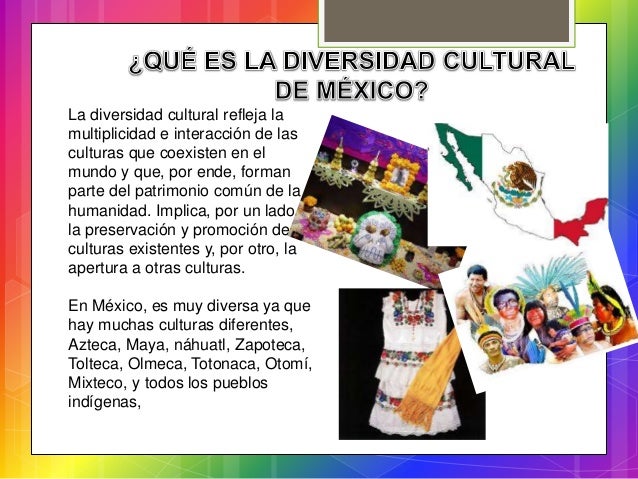 Que Significa La Diversidad Cultural En Mexico Descargar