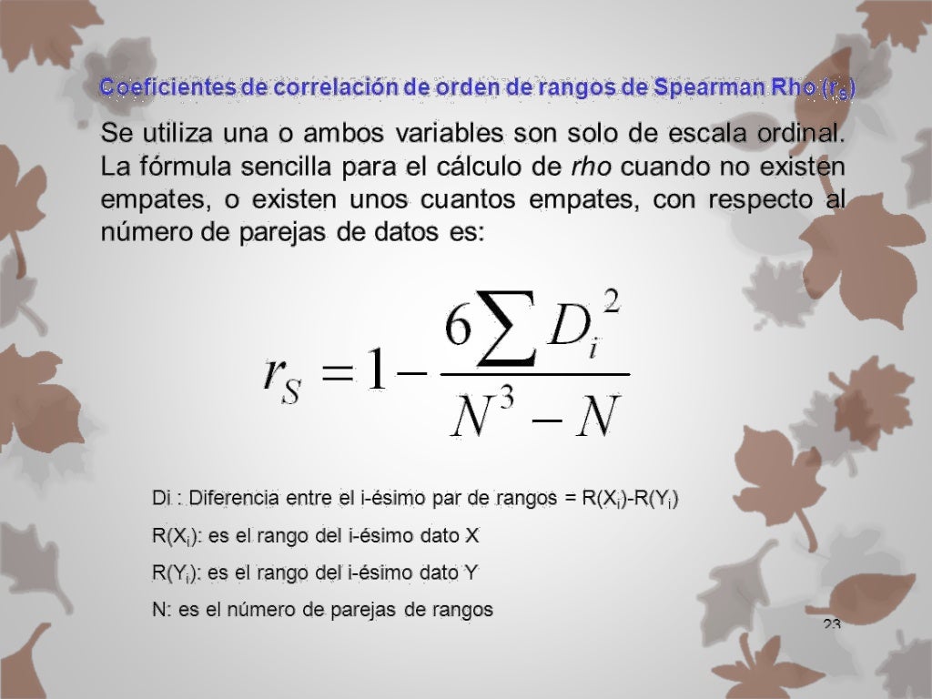 COEFICIENTES DE CORRELACION DE PEARSON Y SPEARMAN