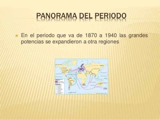 Panorama del periodo