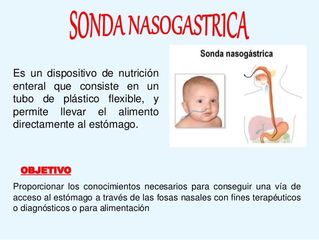 Sondaje Nasogastrica y Vesical.