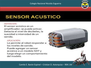 Colegio Nacional Nicolás Esguerra
Camilo E. Barón Espinel – Cristian D. Astorquiza – 904 J.M
 