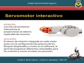 Colegio Nacional Nicolás Esguerra
Camilo E. Barón Espinel – Cristian D. Astorquiza – 904 J.M
 
