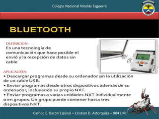 Colegio Nacional Nicolás Esguerra
Camilo E. Barón Espinel – Cristian D. Astorquiza – 904 J.M
 