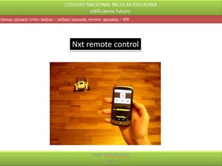 Nxt remote control
 