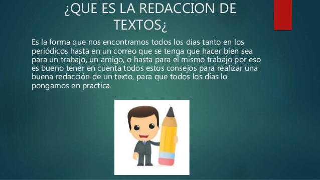 redaccion de textos