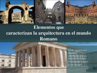 arquitectura romana
