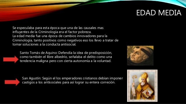 Evolución histórica de la Criminología