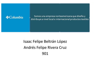 Isaac Felipe Beltrán López
Andrés Felipe Rivera Cruz
901
 