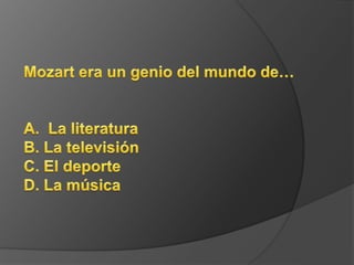 prueba de cultura general 