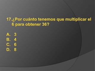 prueba de cultura general 