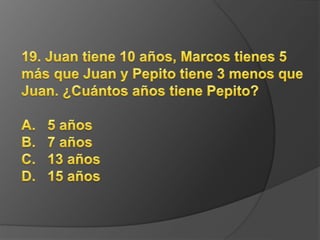 prueba de cultura general 