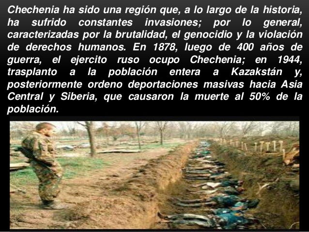 Conflicto en Chechenia