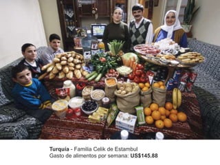 Turquía - Familia Celik de Estambul
Gasto de alimentos por semana: US$145.88
 