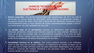 Ramas de las Telecomunicaciones:
- Electrónica: es una de las que mas me llama, he
estado dando circuitos y haciendo algunas placas y
me atrae bastante, pero no se que salidas
laborales tiene y si esta bien remunerado.
- Comunicación: no tengo muy claro lo que se da,
supongo que serán redes y tal, pero vamos, que no
se muy bien lo que abarca y las salidas que tiene.
- Imagen y sonido: también me atrae, pero no se,
lo veo mas como un hobby o simplemente saber
cosas acerca de eso que estudiándolo
como carrera. Pero vamos, tampoco se las salidas
que tiene ni lo que se ve a lo largo de la carrera.
- Telemática: esta casi la descarto, me
parece interesante el mundo de la programación y
no se me da mal del todo, pero no me atrae "estar
picando codigo", me resulta cansino y aburrido.
Me costaba horrores empezar a hacer las practicas
que nos mandaban por pura pereza.
Fuente:
https://es.wikipedia.org/wiki
/Tecnolog%C3%ADas_de_la_in
formaci%C3%B3n_y_la_comuni
caci%C3%B3n
 