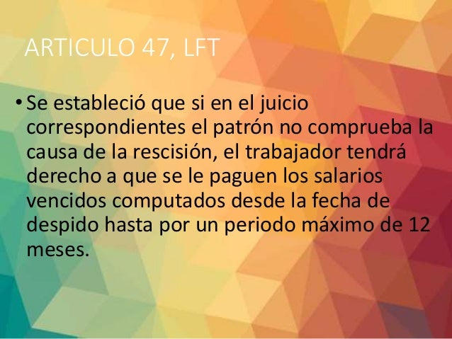 Rescisión Laboral