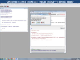 Cambiamos el nombre en este caso: “Activos en salud” y le damos a aceptar
 
