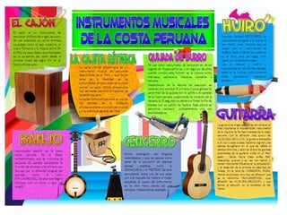 Instrumentos musicales de la costa peruana
