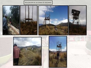 RESIDUOS
SOLIDOS
¿Qué son los residuos sólidos?
Los residuos sólidos son aquellas sustancias,
producto o subproductos en estado sólido que ya
no se necesita, ya no sirve, pero el cual pueden ser
reaprovechados o reutilizados. Y se clasifican en.
Residuos
orgánicos
Son sustancias que se pueden
descomponerse en un tiempo corto.
Como, por ejemplo, cáscaras de frutas,
verduras, residuos de comida, hierbas,
hojas y raíces; vegetales, madera,
papeles, cartón y telas entre otros. Y
estos residuos sólidos contaminan al
medio ambiente, como a la atmosfera,
suelo, agua, etc.
Residuos
inorgánicos
Son aquellos materiales y
elementos que, no se
descomponen fácilmente y
sufren ciclos de
degradabilidad muy largos.
Entre ellos están los
plásticos, loza, vidrio,
hojalata, zinc, hierro, latas,
desechos de construcción.
Es importante que desde nuestros hogares podemos iniciar las
acciones para controlar el exceso de residuos. se puede aprender a
almacenar los residuos por separado, tanto orgánico y no inorgánico. ·
. Los desechos orgánicos Como, cáscaras de frutas, verduras, residuos de
comida, hierbas, hojas y raíces; vegetales pueden ser utilizados para
fabricar abono, a utilizarse en la huerta o en el jardín.
. Los desechos inorgánicos como los plásticos, loza, vidrio, metal, latas
puedes ser utilizados para fabricar muchas artesanías. O pueden separarse
para su venta y generar un ingreso económico.
Existen muchas cosas que se pueden hacer para ayudar a resolver el
problema de los residuos; de manera general las acciones que se pueden
llevar a cabo se engloban dentro de:
LAS 3 REGLAS
• Reducir la generación de desechos, disminuyendo las
cantidades que consumimos.
• Reutilizar al máximo los objetos y materiales en diferentes
usos, antes de que se conviertan en basura.
• Reciclar los materiales, como el papel, cartón, vidrio,
Cuando se utiliza material reciclado como materia
prima para manufacturar nuevos productos, se
protegen los recursos naturales y esto hace que:
- Se ahorra energía
-Se reducen los costos de recolección.
-Se reduce el volumen de los residuos sólidos.
-Se conserva el medio ambiente y se reduce la
contaminación
-Se alarga la vida útil de los sistemas de relleno
sanitario.
-Hay remuneración económica en la venta de
reciclables.
-Se ahorra materia prima en la manufactura de
productos nuevos con materiales reciclables.
- Reducen el impacto del cambio climático
Importancia
beneficio
REALIZACION DE LAS ZONAS DE DESCANSO
 