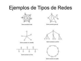 Ejemplos de Tipos de Redes
 