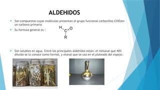 ALDEHIDOS Y CETONAS EN LA QUIMICA ORGANICA | PPTX