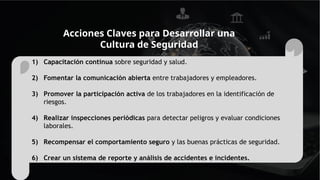 cultura de seguridad y salud en el trabajo | PPTX