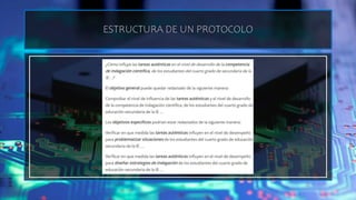 Estructura de un protocolo | PPTX