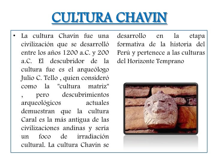 cultura chavin