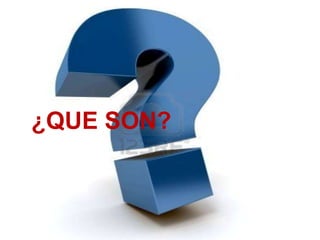 ¿QUE SON?

 