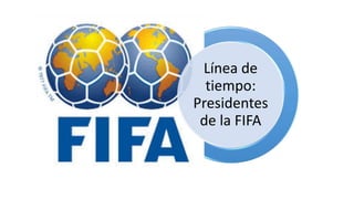 Línea de
tiempo:
Presidentes
de la FIFA
 
