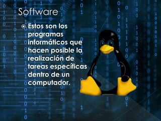  Estos son los 
programas 
informáticos que 
hacen posible la 
realización de 
tareas específicas 
dentro de un 
computador. 
 