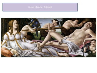 Venus y Marte. Botticelli
 