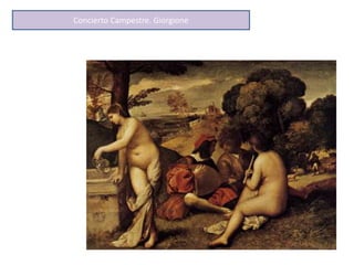 Concierto Campestre. Giorgione
 