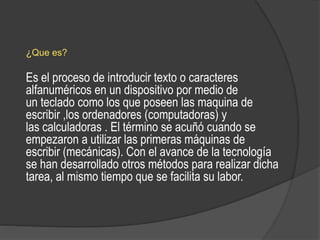 Software Para Digitacion De Textos | PPTX