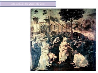Adoración de los Magos. Da Vinci
 