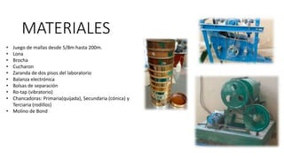 Procesamiento de Minerales de planta concentradora | PPTX