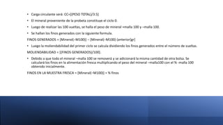 Procesamiento de Minerales de planta concentradora | PPTX