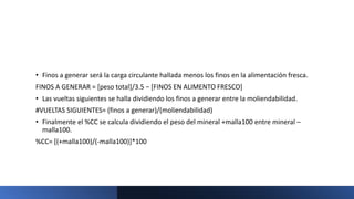 Procesamiento de Minerales de planta concentradora | PPTX