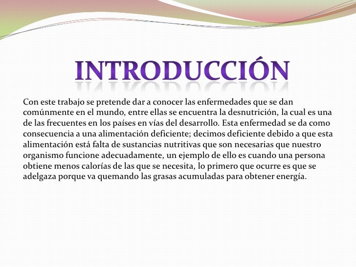 DESNUTRICION