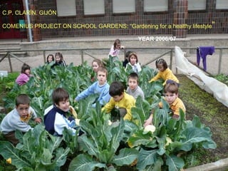 C.P. CLARÍN. GIJÓN COMENIUS PROJECT ON SCHOOL GARDENS: “Gardening for a healthy lifestyle ” YEAR 2006/07 