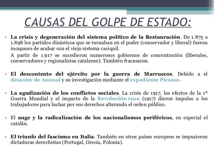 14.2 - La dictadura de Miguel Primo de Rivera
