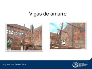 Vigas de amarre




Ing. Marco A. Paredes Baca
 