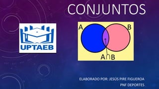 CONJUNTOS
ELABORADO POR: JESÚS PIRE FIGUEROA
PNF DEPORTES
 