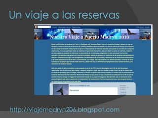 Un viaje a las reservas http://viajemadryn206.blogspot.com 