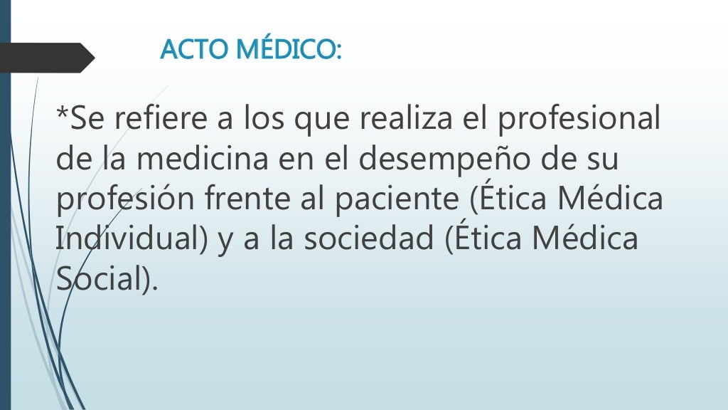 Etica medica