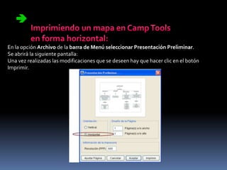 En la opción Archivo de la barra de Menú seleccionar Presentación Preliminar.
Se abrirá la siguiente pantalla:
Una vez rea...