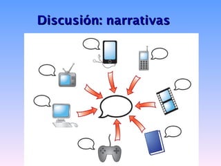 Discusión: narrativas
 