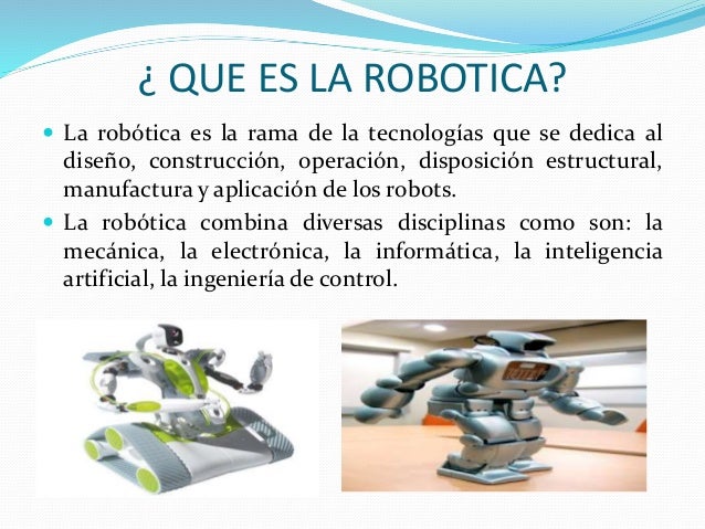 PRESENTACION DE ROBOTICA
