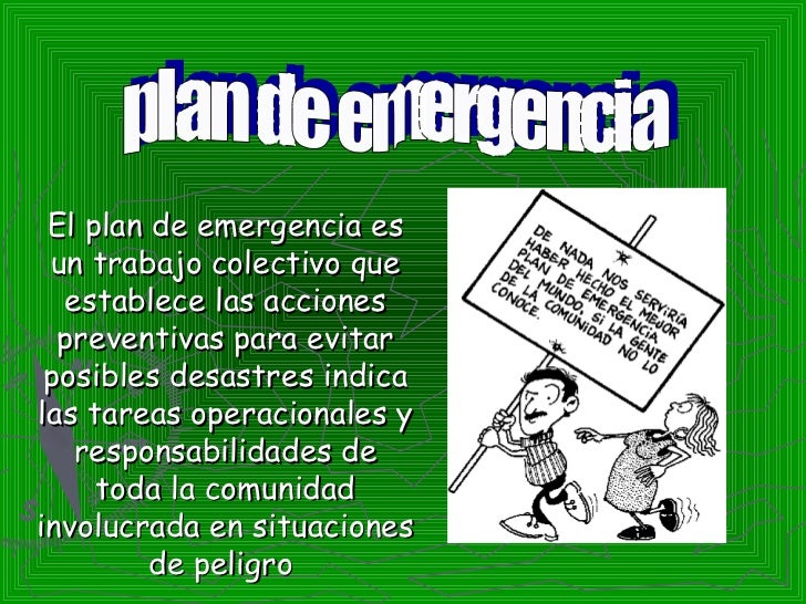plan de emergencia plan de emregencia