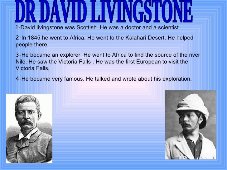 Presentacin1 Dr Livingstone