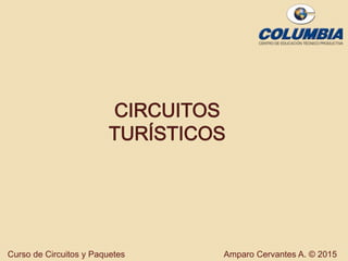 Amparo Cervantes A. © 2015Curso de Circuitos y Paquetes
 